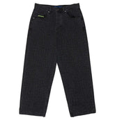 Men's Baggy Denim Snake Print Pants