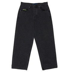 Men's Baggy Denim Snake Print Pants