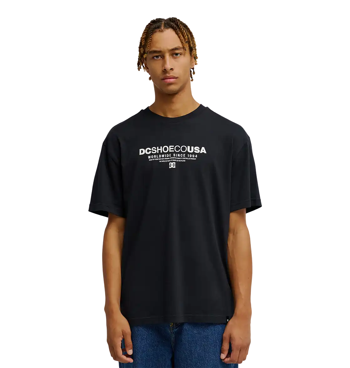 Men's DC Heritage Font Tee