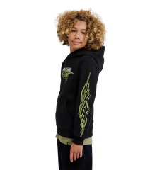 Kids' Side Flame Hoodie