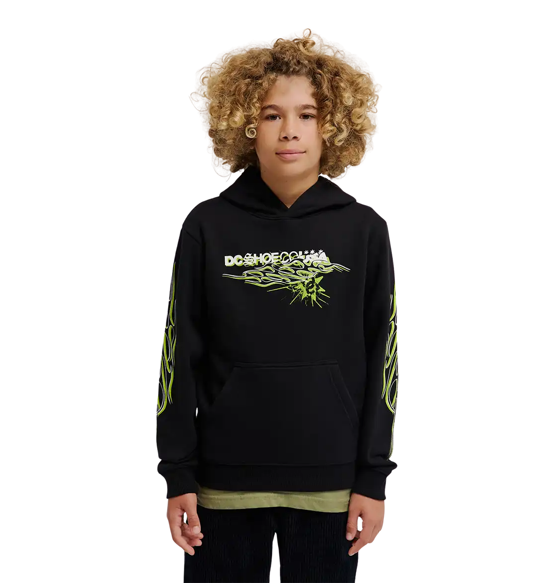 Kids' Side Flame Hoodie